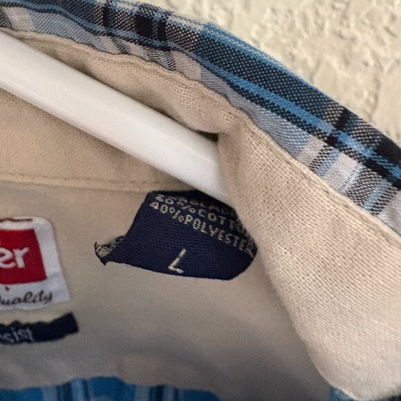 3 Men's Short Sleeve Wrangler Button Down Shirts, Size L - Picture 14 of 14